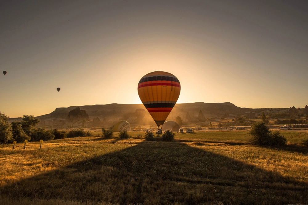 Hot air balloon flights